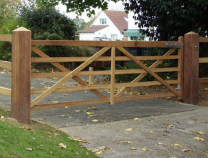 How to measure as standard for a single 5 bar gate 